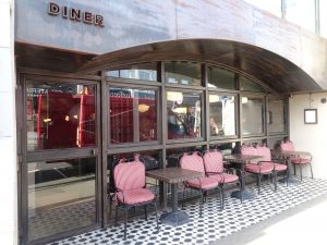 iconic diner on Portobello, staging post for crowd watching